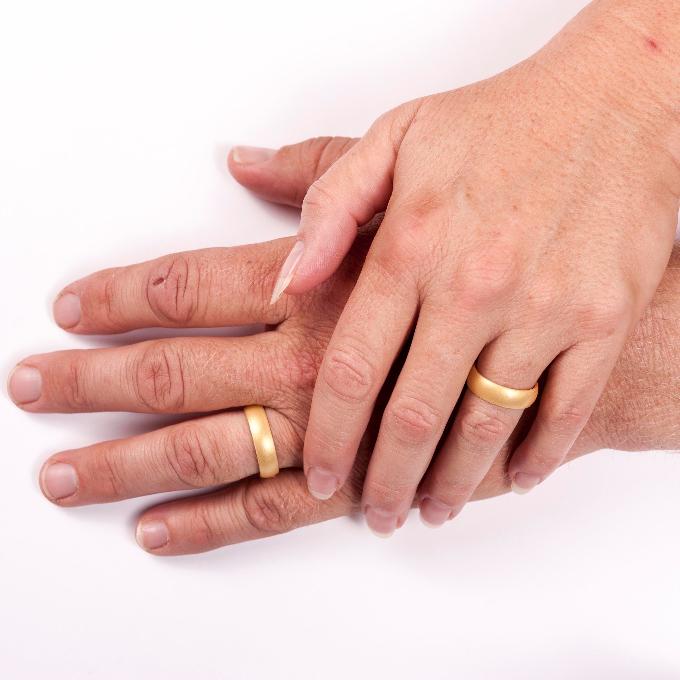 Gold Metallic Original Silicone Wedding Band | SafeRingz