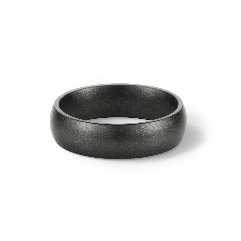 Gunmetal silicone best sale ring