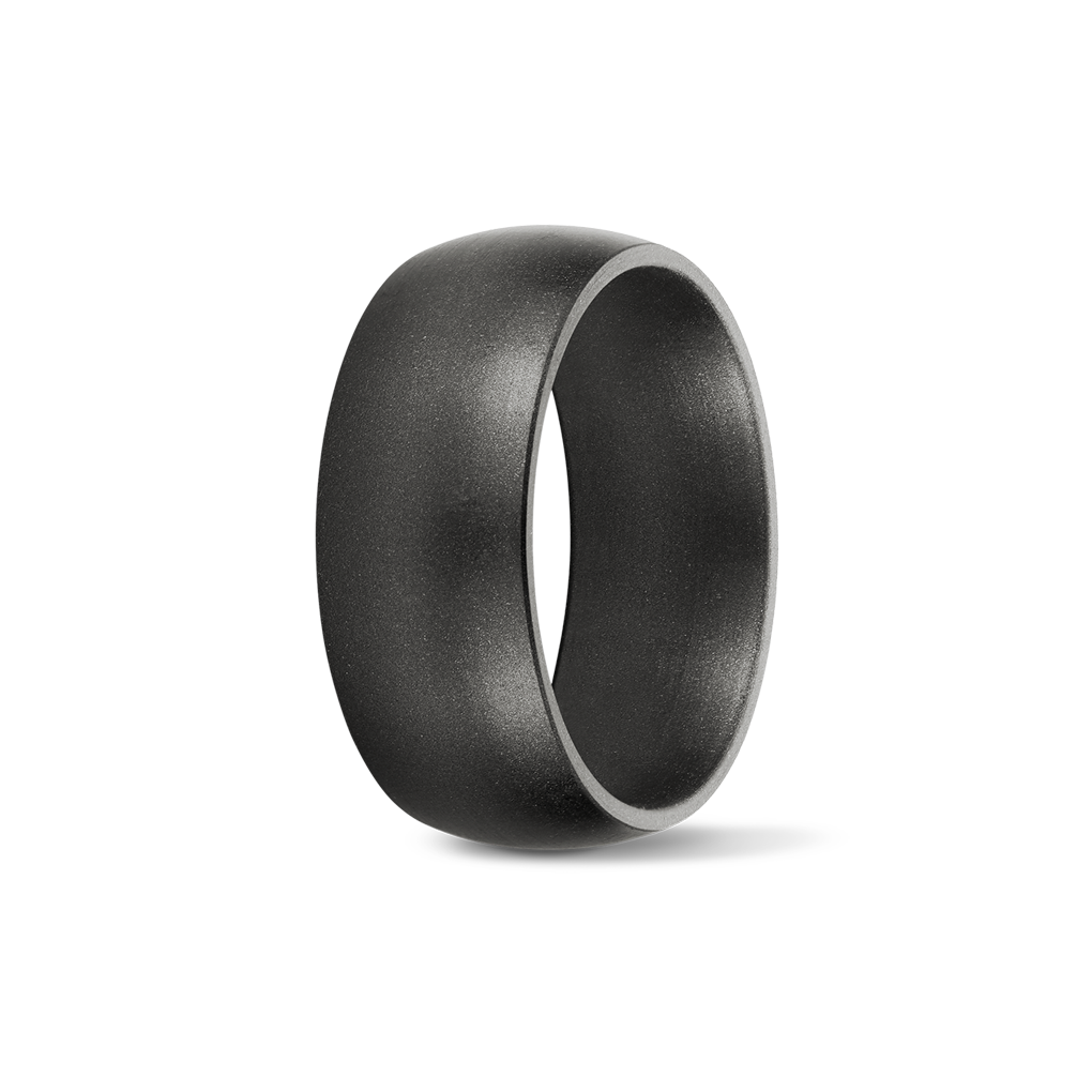 Gunmetal silicone ring new arrivals