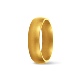 Gold rubber wedding online bands