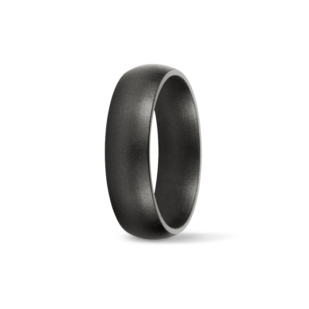 Gunmetal Metallic Original Silicone Wedding Band | SafeRingz