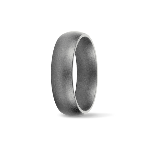 Platinum Metallic Original Silicone Wedding Band SafeRingz