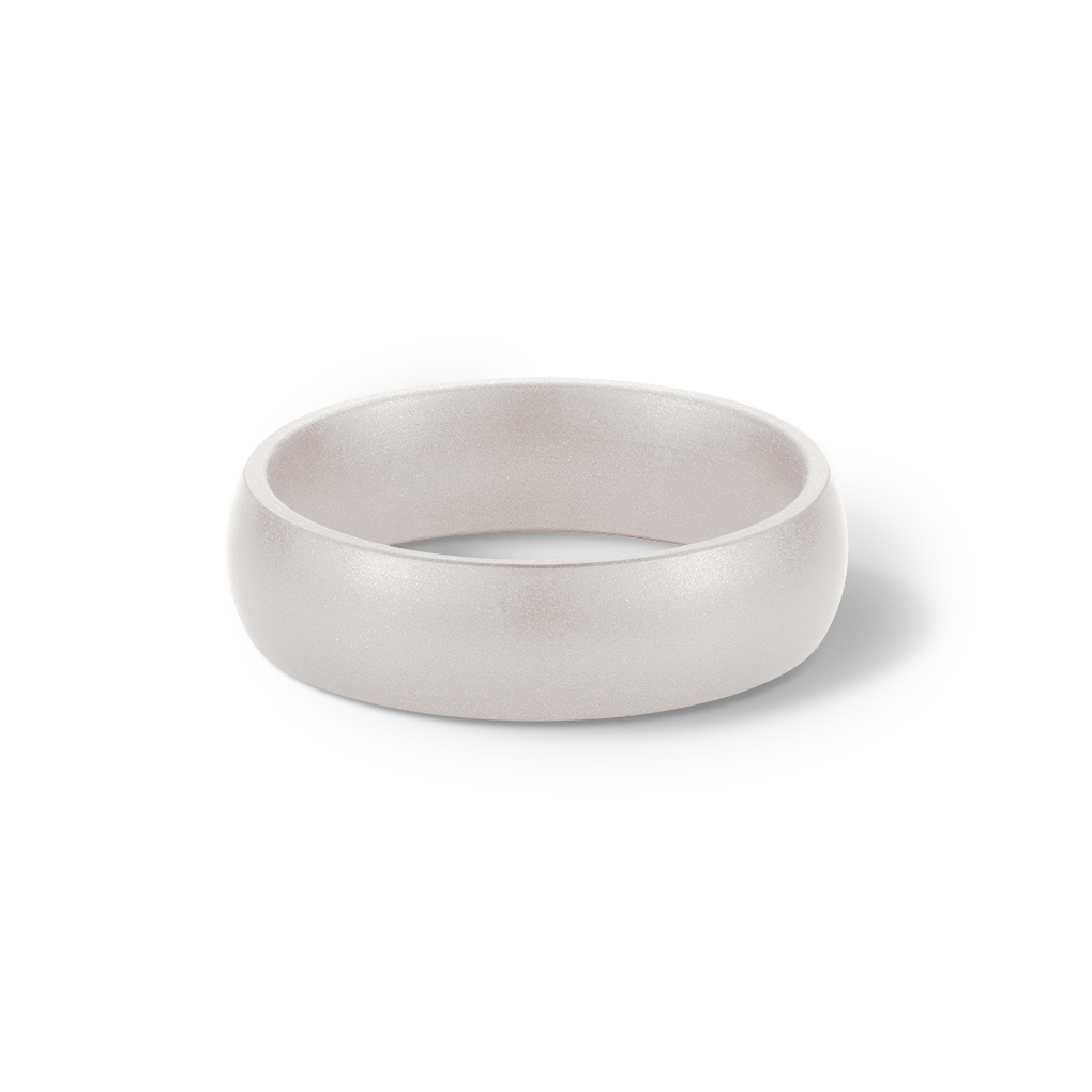 White Original Silicone Wedding Band SafeRingz
